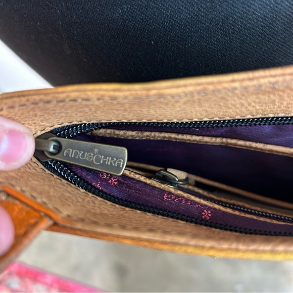 Anuschka Hand Painted Crossbody Leather Bag - Picture 10 of 15